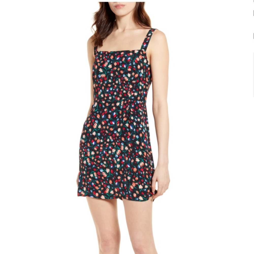 B.p. Tank Black Tulip Dress